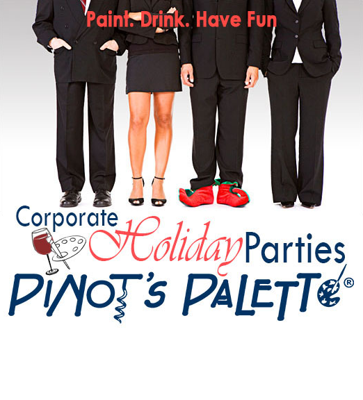 Corporate Holiday Paint Party